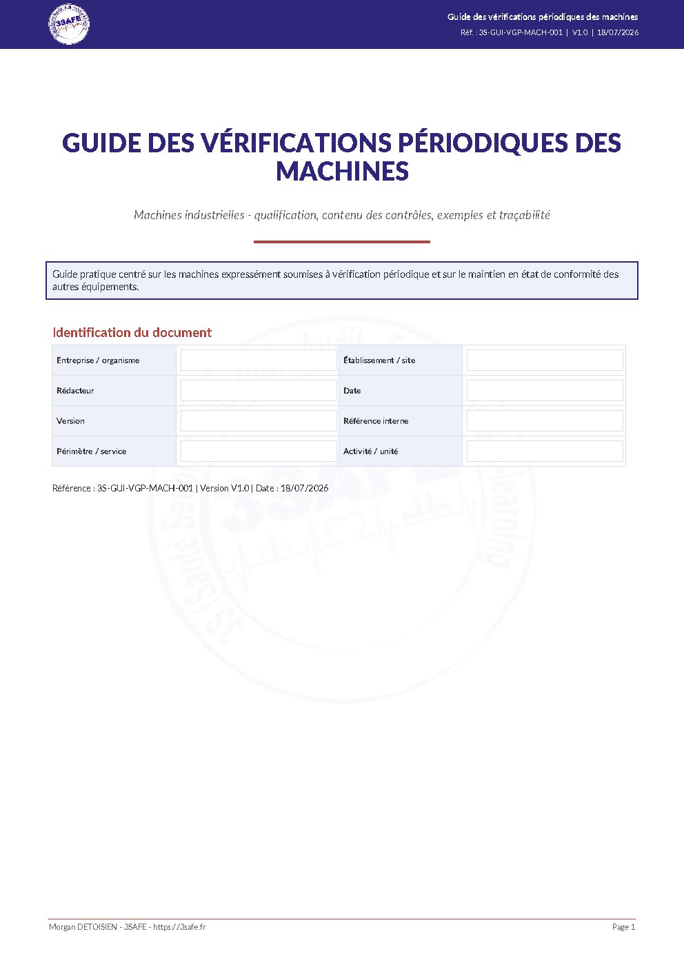 Aperçu de VGP Machines