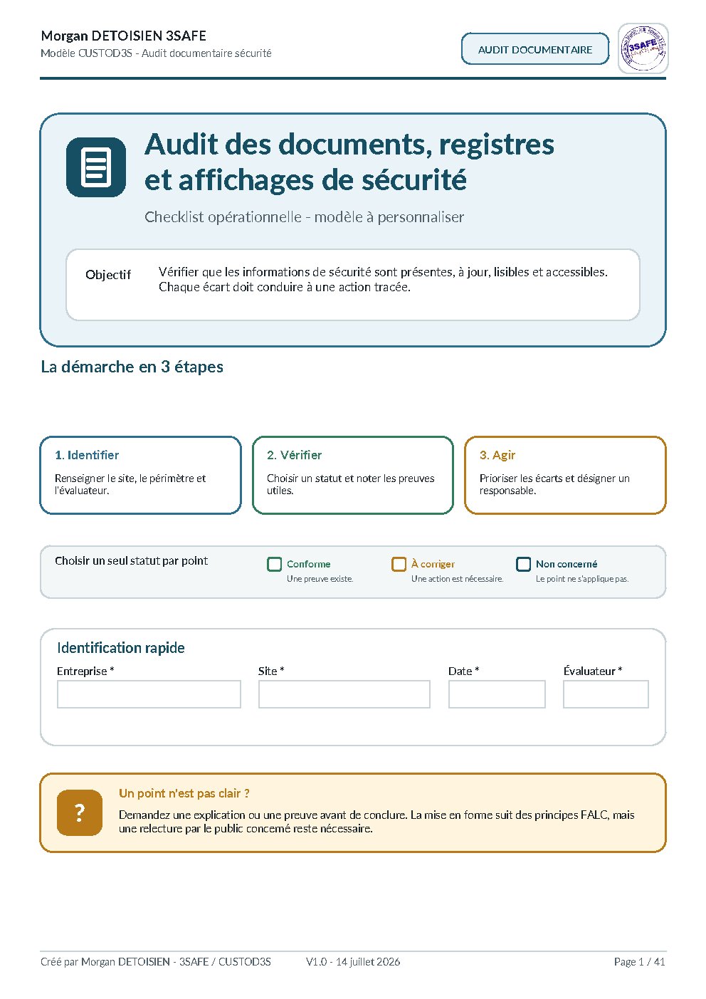Aperçu de Checklist Audit Documents Sécurité 2026 07 14 (1)