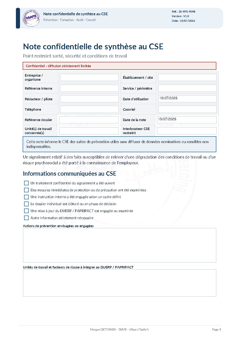 Aperçu de Note Synthese Confidentielle CSE