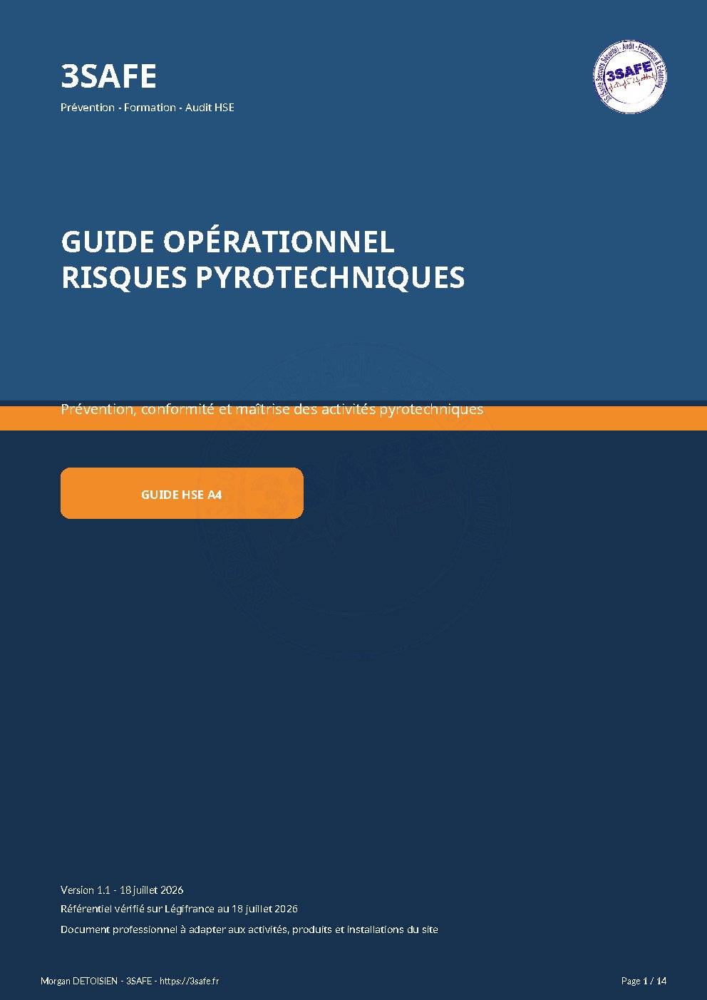 Aperçu de Guide Operationnel Risques Pyrotechniques Interactif