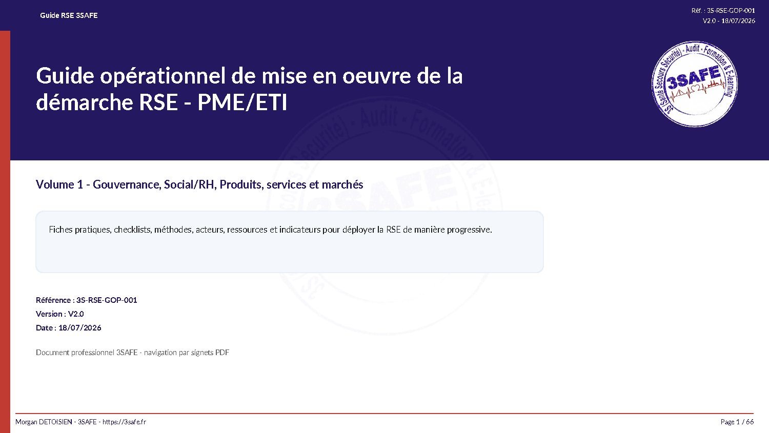 Aperçu de Guide Operationnel Demarche RSE PME