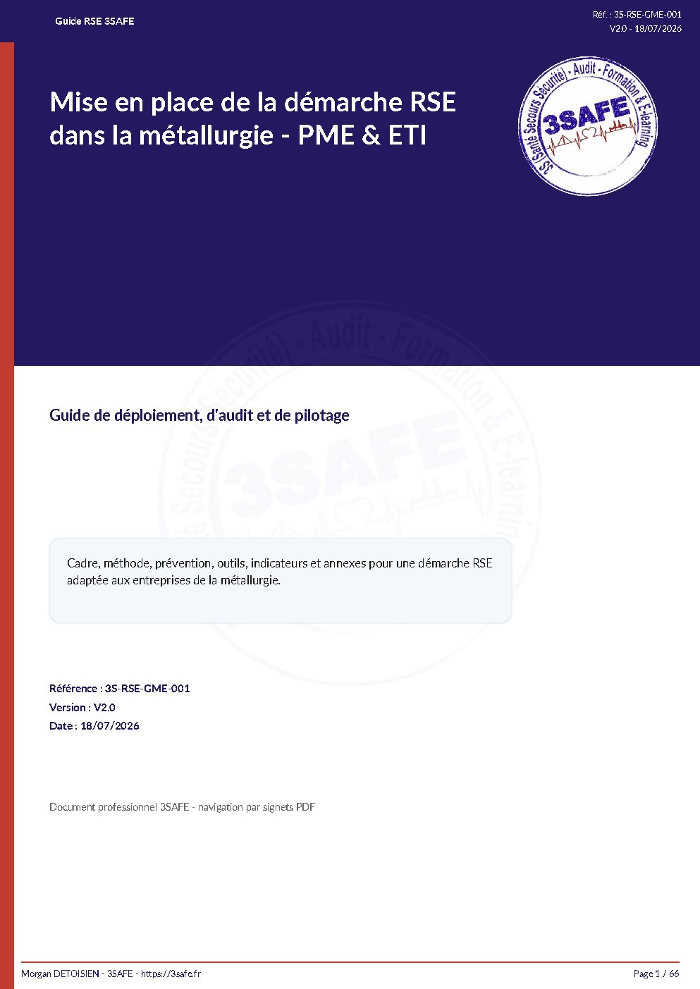 Aperçu de Guide Demarche RSE Metallurgie PME ETI
